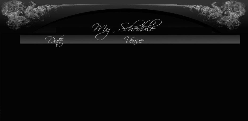 schedule